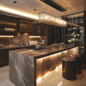 cuisine design luxe architecte-interieur-menton-realisation salon design luxe- menton-roquebruneCap-martin-Cap D'ail-Eze-Beaulieu sur mer-Saint-Jean-Cap-Ferrat-Villefranche sur Mer-beausoleil-la turbie-16