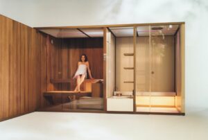 Réalisation du Sauna Hammam au Spa Architecte intérieur7